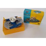 CORGI TOYS No.1119 HDL HOVERCRAFT SR-NI with a blue and silver body with yellow fins, in its