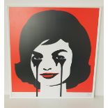 PURE EVIL Jackie Kennedy, limited edition print, signed in pencil and numbered 84/100, 74cm x 70cm