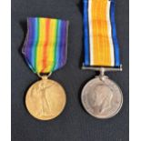 WWI SERVICE MEDAL with ribbon, named to 32321 Pte.P.Hasson. R.S.Fus, together with a George V
