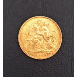 GEORGE V GOLD HALF SOVEREIGN 1914