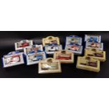 SELECTION OF FOURTEEN BOXED DIE CAST VEHICLES including Lledo and Oxford Die-Cast, Sunblest Bread,