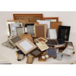 LARGE SELECTION OF PHOTOGRAPH FRAMES of varying shapes and sizes (62)
