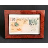 BANKSY DI-FACED £10 NOTE an original two sided Banksy note, the Queens face substituted with