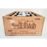 CHATEAU RAUZAN SÉGLA MARGAUX 2006 12 bottles, Grande Cru Classe, in original wooden case, 75cl and