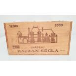 CHATEAU RAUZAN SÉGLA MARGAUX 2006 12 bottles, Grande Cru Classe, in original wooden case, 75cl and