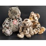 THREE CHARLIE BEARS comprising Zebedee, CB141445 with label, Lexie, CB141449B with label, and