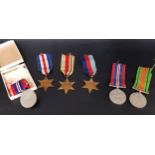 WWII MEDAL GROUP comprising The 1939-1945 Star, The Africa Star, The France And German Star, The