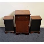 KENWOOD HI-FI MUSIC SYSTEM in a mahogany and crossbanded unit comprising a P-29 turntable, RX-29