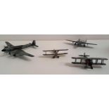 SELECTION OF DIE CAST AEROPLANES with examples from Corgi and others including Avro Lancaster,