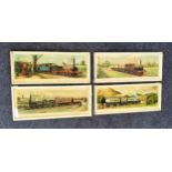 FOUR RAILWAY PRINTS BY C HAMILTON ELLIS all removed from LMS train carriages when they were scrapped