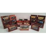 NINETEEN MATCHBOX DIE CAST VEHICLES models of yesteryear including Aveling-Porter steam roller,