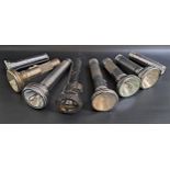 SELECTION OF VINTAGE TORCHES comprising an all aluminium GEC Approved Safety Torch, Pifco, Mandaw,
