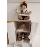 TWO DANBURY MINT IRISH DOLLS COLLECTION by Jeanne Singer - Kaitlyn, 30cm high and Connor, 30cm high,