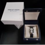 PHILIP STEIN TESLAR DUEL TIME ZONE WATCH with Teslar Quantum Technology, serial number 1035453, with