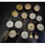 SELECTION OF POCKET WATCHES makes include Record, Ingersoll, Vertax, New York Standard Watch Co.,
