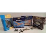 SELECTION OF DIE CAST AEROPLANES with examples from Corgi and others including Avro Lancaster,