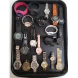 SELECTION OF LADIES AND GENTLEMEN'S WRISTWATCHES including Casio, G-Shock, Paul Valentine, Emporio