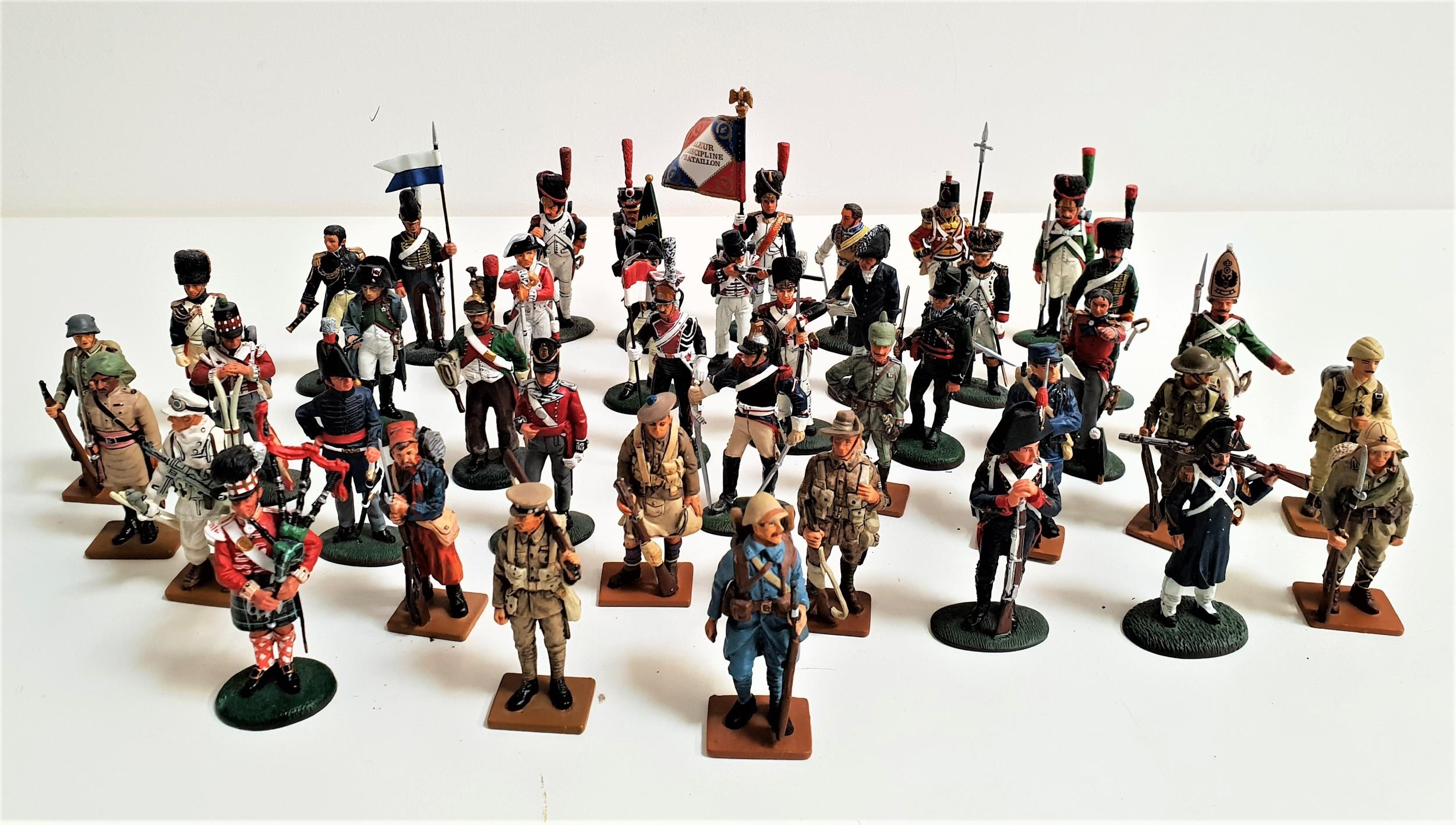 SELECTION OF DEL PRADO DIE CAST FIGURES including Vice Admiral Lord Horatio Nelson, Duke of