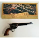 LIBERTY REPLICA 1851 NAVY CONFEDERATE SHERIFF REVOLVER .380 calibre with a 17.5cm barrel and wood