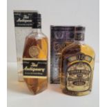 TWO VINTAGE BOTTLES OF BLENDED SCOTCH WHISKY comprising one bottle of Chivas Regal 12 year old,