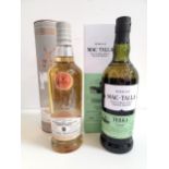 TWO BOTTLES OF SINGLE MALT SCOTCH WHISKY comprising one bottle of Mac-Talla Terra Classic Islay