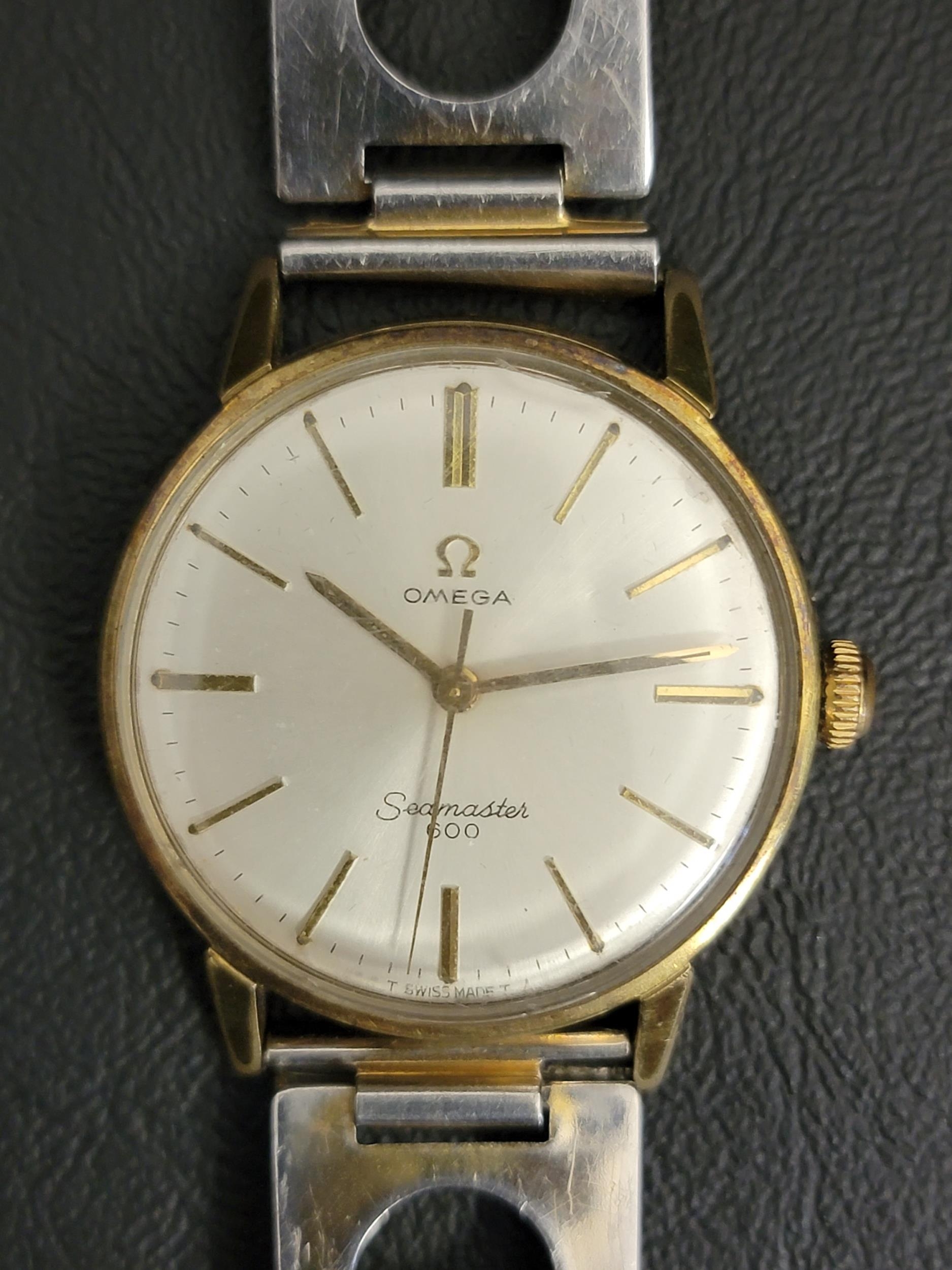 GENTLEMAN'S OMEGA SEAMASTER 600 WRISTWATCH dating from 1964, the champagne dial with baton five