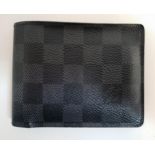 LOUIS VUITTON MULTIPLE WALLET in Damier Graphite canvas, date coded CT0250