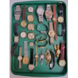 SELECTION OF MOSTLY VINTAGE LADIES AND GENTLEMEN'S WRISTWATCHES including Siro Sports, Seiko,