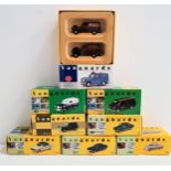NINE VANGUARD DIE CAST VEHICLES comprising Whitbread Service Van of the 50's and 60's, Ford
