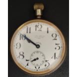 FRENCH GOLIATH POCKET WATCH by Rothschild & Fils Rheims & Auscher Paris, the white dial with