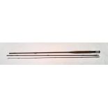 HARDY THREE PIECE SPLIT CANE FISHING ROD early 20th century, numbered E33154, with presentation