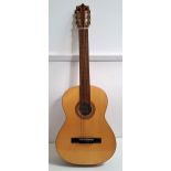 SPANISH DIBORA ACCOUSTIC GUITAR with a soft shell case