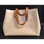 LOUIS VUITTON PERLE MONOGRAM VERNIS READE PM TOTE BAG date coded MI0096