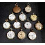 SELECTION OF VINTAGE POCKET WATCHES with examples from Castra, Albion, Edward of Glasgow, Baltic,