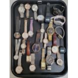 SELECTION OF LADIES AND GENTLEMEN'S WRITWATCHES including Dkny, Fossil, Casio, Just Cavalli, Hugo