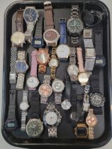 SELECTION OF LADIES AND GENTLEMEN'S WRISTWATCHES including Casio, Citizen, Christin Lars, Guess,