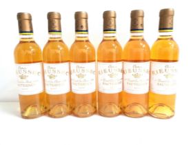 CHATEAU RIEUSSEC SAUTERNES 2007 6 bottles, Grand Cru Classe, 375ml and 13.5%