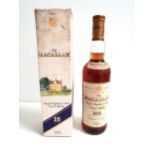 THE MACALLAN 18 YEAR OLD SINGLE HIGHLAND MALT SCOTCH WHISKY - 1976 bottled 1995. 70cl and 43%. Level