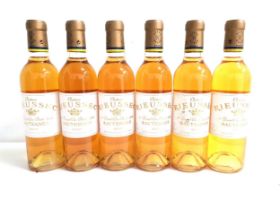 CHATEAU RIEUSSEC SAUTERNES 2007 6 bottles, Grand Cru Classe, 375ml and 13.5%