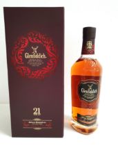 GLENFIDDICH 21 YEAR OLD SINGLE MALT SCOTCH WHISKY - GRAN RESERVA Rum cask finish. 70cl and 40%