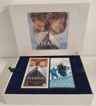 THE WIDESCREEN COLLECTOR'S EDITION OF TITANIC box set comprising the video of the film, unused,