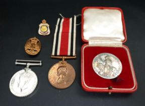 SELECTION OF MEDALS comprising a silver British India Steam Navigation Co. Ltd medal, For