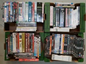LARGE SELECTION OF DVDs including Jonathan Creek, Agatha Christie, On The Up, Jeeves & Wooster,