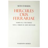 Sean O Riada Hercules Dux Ferrariae, signed by the composer, also John Montague, who contributed a