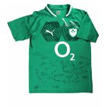 Rugby, Ireland senior international player's jersey, 2010, rugby jersey with silicon grips,