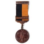 1917-21 War of Independence Service Medal with Comhrach bar, accompanied by compliment slip