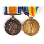 1914-18 Great War Royal Irish Regiment pair to 3852. PTE. A. W. BIRD. R.