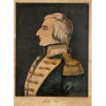 Theobald Wolfe Tone, head and shoulders in uniform after a portrait by Katherine Sampson Tone, Wolfe