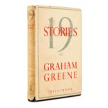 Greene, Graham. 19 Stories, Heinemann, London, 1947, first edition, blue cloth with silver titles,