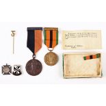 1917-22 Irish War of Independence Service Medal, Truce Survivors Medal (boxed) and unissued Cumann
